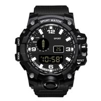 Sports Solid Color Buckle Electronic Men's Watches main image 2