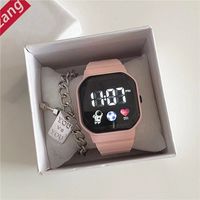 Simple Style Solid Color Electronic Women's Watches main image 4