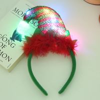 Lindo Gorro Navideño Tela Banda Para El Cabello sku image 3