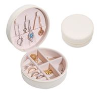Simple Style Solid Color Pvc Jewelry Boxes sku image 1