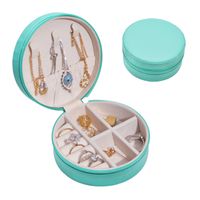 Simple Style Solid Color Pvc Jewelry Boxes sku image 4