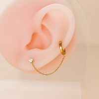 1 Piece Fashion Star Plating Stainless Steel Ear Studs main image 5