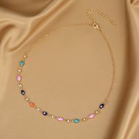 Classic Style Heart Shape Alloy Copper Wholesale Necklace sku image 2