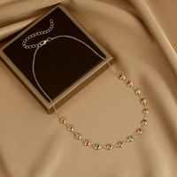 Classic Style Heart Shape Alloy Copper Wholesale Necklace main image 2