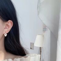 Simple Style Geometric Pearl Metal Earrings 1 Pair sku image 10