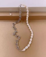 Simple Style Geometric Leaf Smiley Face Alloy Pearl Necklace 1 Piece sku image 14