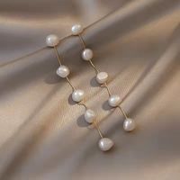 Simple Style Geometric Pearl Metal Earrings 1 Pair sku image 12