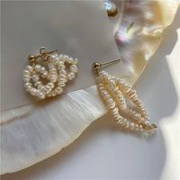 Simple Style Geometric Pearl Metal Earrings 1 Pair sku image 18