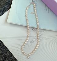 Simple Style Geometric Leaf Smiley Face Alloy Pearl Necklace 1 Piece sku image 46