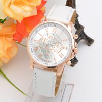Simple Style Solid Color Buckle Electronic Women's Watches sku image 1