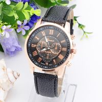 Simple Style Solid Color Buckle Electronic Women's Watches sku image 4