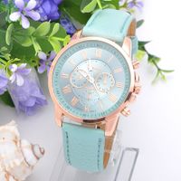 Simple Style Solid Color Buckle Electronic Women's Watches sku image 9