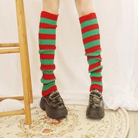 Women's Japanese Style Stripe Acrylic Jacquard Ankle Socks sku image 10