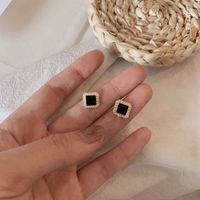 Fashion Geometric Alloy Plating Artificial Pearls Women's Earrings 1 Pair sku image 17