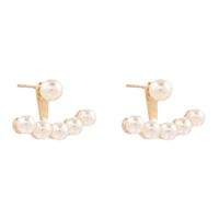 Fashion Geometric Alloy Plating Artificial Pearls Women's Earrings 1 Pair sku image 3