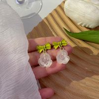 1 Pair Sweet Flower Plating Alloy Earrings sku image 6