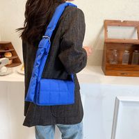 Women's Small Nylon Solid Color Fashion Square Zipper Underarm Bag main image 5