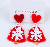 Fashion Christmas Tree Santa Claus Letter Arylic Stoving Varnish Women's Drop Earrings 1 Pair sku image 3