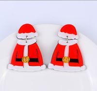 Simple Style Christmas Tree Arylic Stoving Varnish Women's Drop Earrings 1 Pair sku image 3
