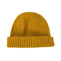 Unisex Simple Style Stripe Solid Color Crimping Wool Cap main image 4