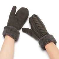 Unisex Simple Style Solid Color Polyacrylonitrile Fiber Gloves 1 Pair main image 3