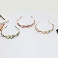 Sweet Leaf Metal Plating Hair Band main image 4