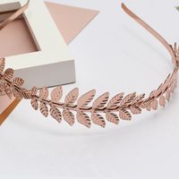 Sweet Leaf Metal Plating Hair Band main image 3