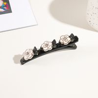 Sweet Flower Alloy Resin Hair Clip sku image 9