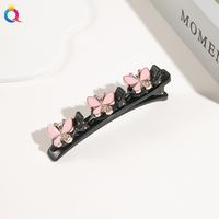 Sweet Flower Alloy Resin Hair Clip sku image 1