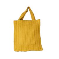 Women's Large Winter Autumn Knit Solid Color Fashion Square Open Shoulder Bag main image 5