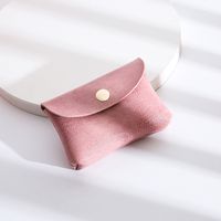 Women's Solid Color Pu Leather Magnetic Buckle Card Holders main image 4