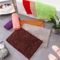Fashion Solid Color Polyester Floor Mat main image 1