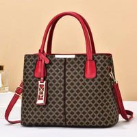 Women's Large Autumn Pu Leather Vintage Style Tote Bag main image 4