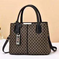 Women's Large Autumn Pu Leather Vintage Style Tote Bag main image 6