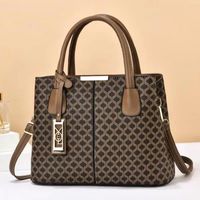 Women's Large Autumn Pu Leather Vintage Style Tote Bag main image 2