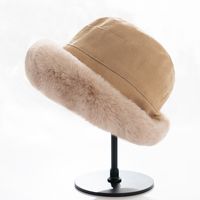 Women's Fashion Solid Color Big Eaves Bucket Hat main image 2