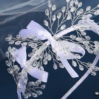 Fairy Style Bow Knot Artificial Crystal Cloth Handmade Hair Band 1 Piece main image 2