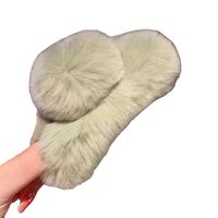 Fashion Solid Color Rabbit Fur Hair Claws 1 Piece main image 2