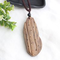 Simple Style Irregular Wood Handmade Women's Pendant Necklace 1 Piece sku image 15
