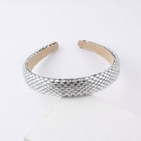 Fashion Solid Color Sponge Inlay Artificial Diamond Hair Band 1 Piece main image 3