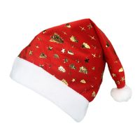 Christmas Fashion Snowflake Cloth Party Christmas Hat 1 Piece main image 1