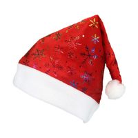 Christmas Fashion Snowflake Cloth Party Christmas Hat 1 Piece sku image 2