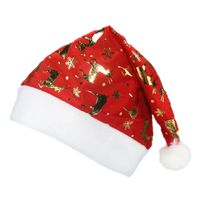 Christmas Fashion Snowflake Cloth Party Christmas Hat 1 Piece main image 3