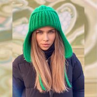 Women's Fashion Solid Color Eaveless Trapper Hat main image 1