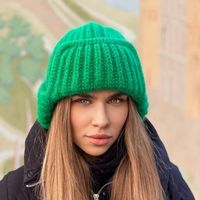 Women's Fashion Solid Color Eaveless Trapper Hat sku image 1