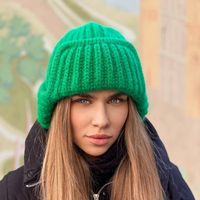 Women's Fashion Solid Color Eaveless Trapper Hat sku image 2