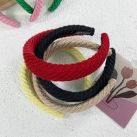 Mode Einfarbig Schwamm Haarband 1 Stück main image 3