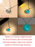 Fashion Geometric Alloy Glass Luminous Gem Unisex Pendant Necklace 1 Piece main image 3