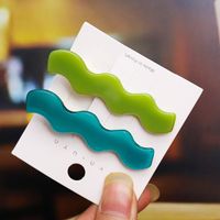 Women's Fashion Waves Synthetic Resin Hair Clip main image 5