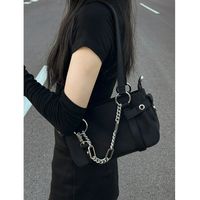 Women's Small All Seasons Pu Leather Solid Color Fashion Square Zipper Shoulder Bag main image 5